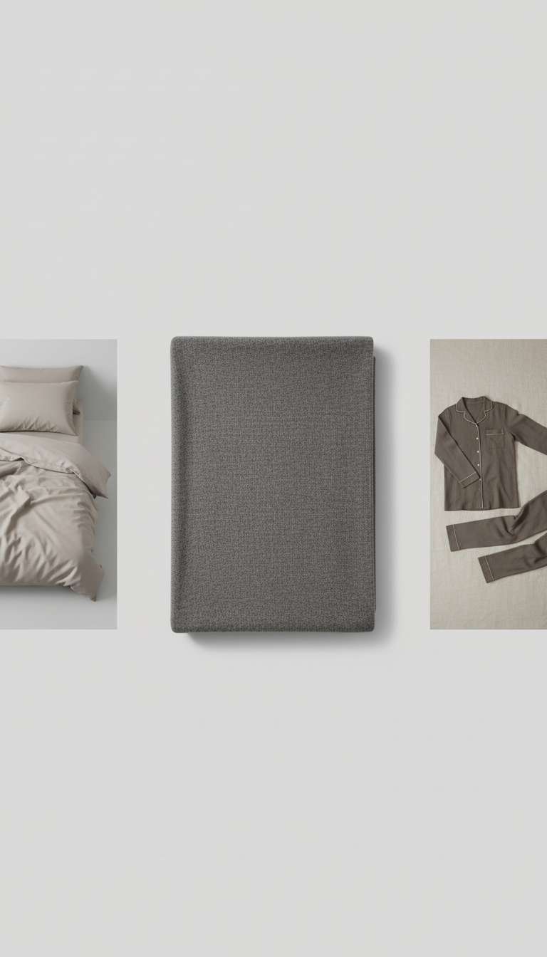 Charcoal mist cashmere throw blanket