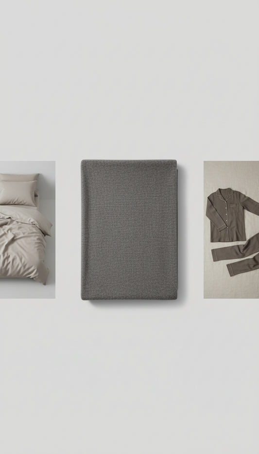 Charcoal mist cashmere throw blanket